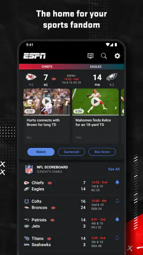 ESPN screenshot