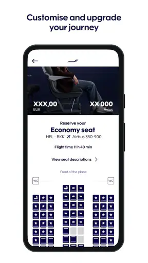 Finnair screenshot
