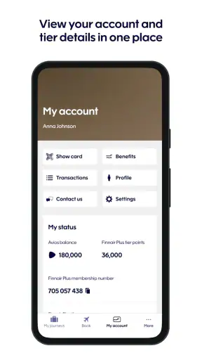Finnair screenshot