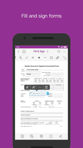 Foxit PDF Editor日本語版 screenshot