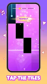 Galaxy Piano: スクロールラッシュ screenshot