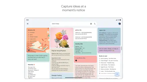 Google Keep - メモとリスト screenshot