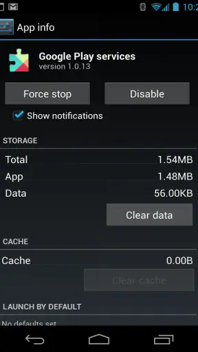Google Play開発者サービス screenshot