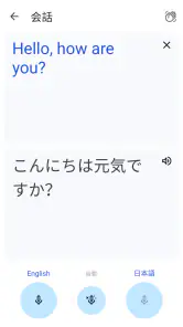 Google 翻訳 screenshot