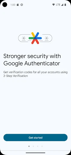 Google 認証システム screenshot
