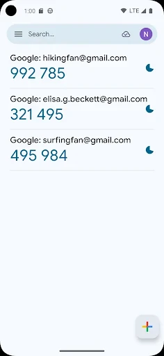 Google 認証システム screenshot