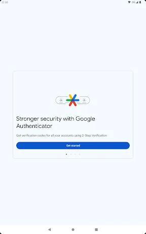 Google 認証システム screenshot