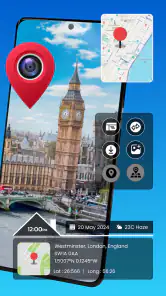 GPS 写真 : 位置情報と地図付き screenshot