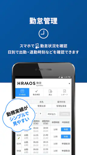 【HRMOS勤怠】勤怠アプリ screenshot