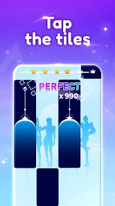 k-pop 音ゲー: ピアノタイル & リズムゲーム screenshot