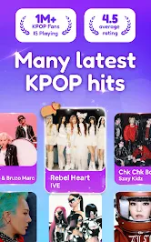 k-pop 音ゲー: ピアノタイル & リズムゲーム screenshot