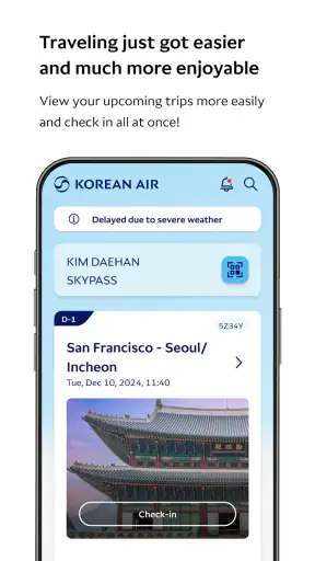 Korean Air My screenshot
