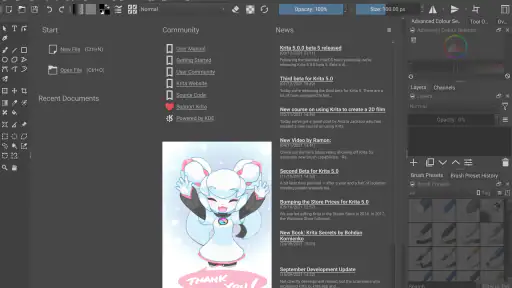 Krita screenshot