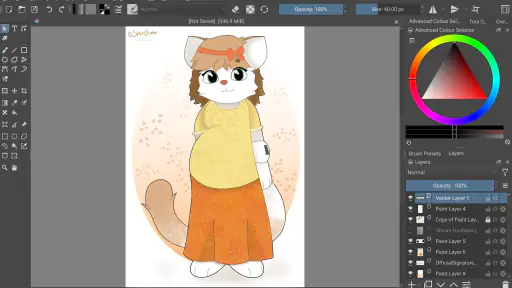 Krita screenshot