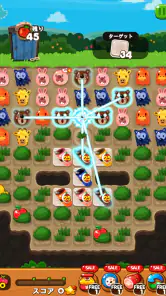 LINE ポコポコ：3マッチパズルゲーム screenshot