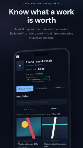 LiveArt: The Art Market App screenshot