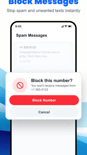 Messages: SMS, Messenger, Home screenshot