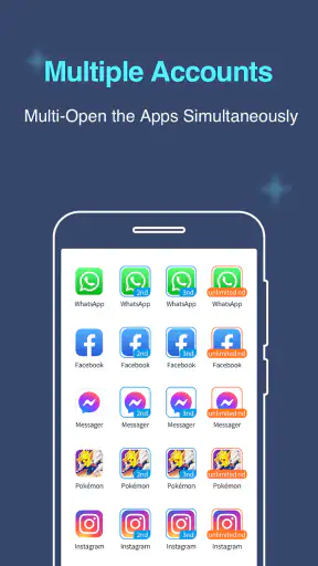 Multiple Accounts: Dual Space screenshot