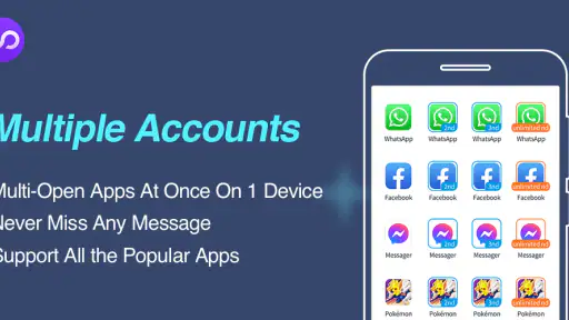 Multiple Accounts: Dual Space screenshot