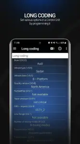 OBDeleven VAG car diagnostics screenshot
