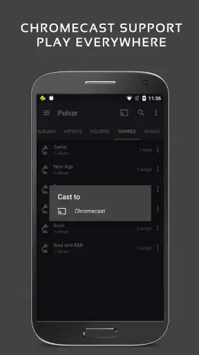 Pulsar 音楽プレーヤー screenshot