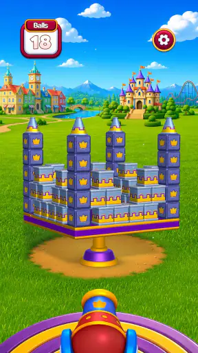 Royal Smash! - Physics Puzzle screenshot