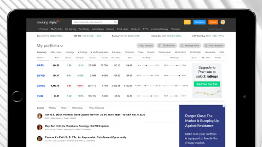 SA Investing: 投資, 株式, 取引所, 分析 screenshot