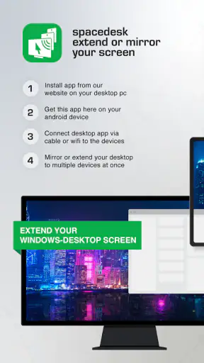 spacedesk - USB Display for PC screenshot