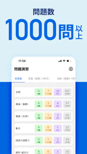 SPI 言語・非言語試験対策問題集　就活/転職対策アプリ screenshot
