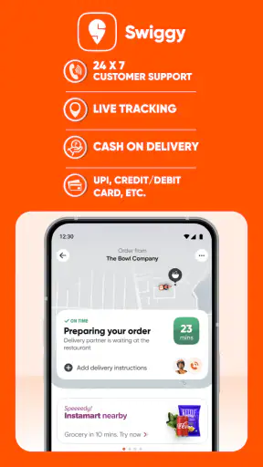 Swiggy: Food Instamart Dineout screenshot