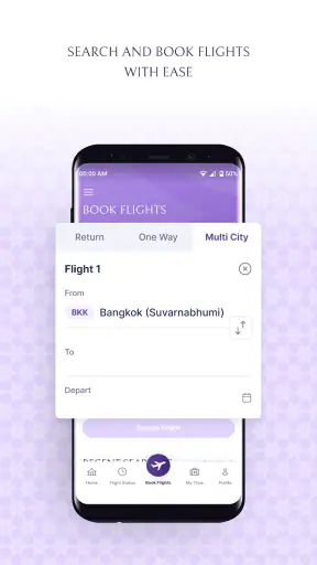 Thai Airways screenshot
