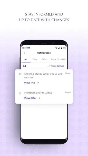 Thai Airways screenshot