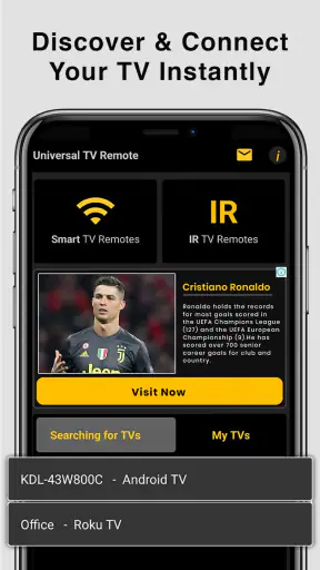 Universal TV Remote Control screenshot