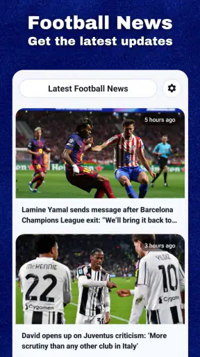 UpFooty - Live Football Match screenshot