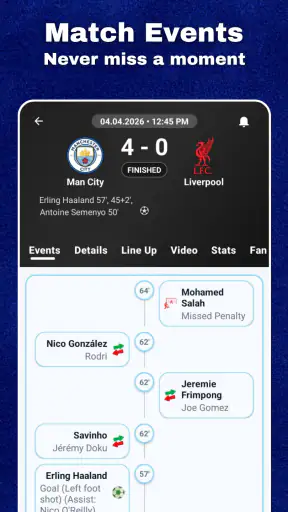 UpFooty - Live Football Match screenshot