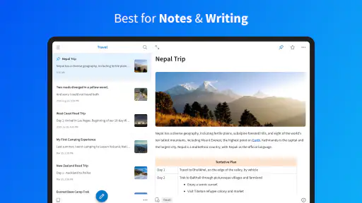 UpNote: メモ、日記、やる事 screenshot