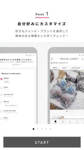 WACOAL CARNET screenshot