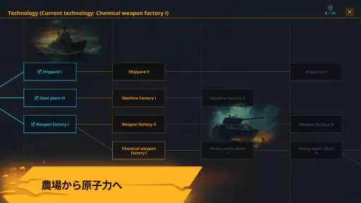 Warnament 大戦略 screenshot