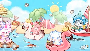 かわいい猫の世界：アバターライフ screenshot