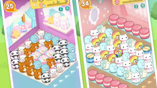 すみすみ すみっコぐらしやリラックマが登場するパズルゲーム screenshot
