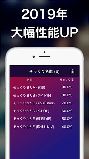 そっくりさん - AIが似てる有名人を診断 screenshot