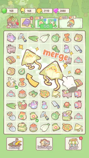ねこマージガーデン：猫のゲーム・放置ゲーム screenshot