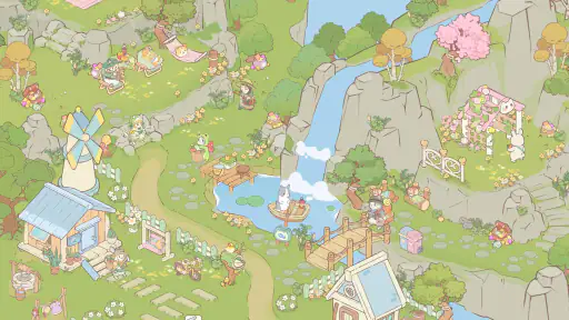 ねこマージガーデン：猫のゲーム・放置ゲーム screenshot