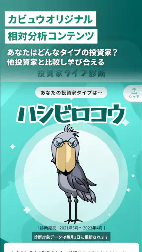 カビュウ - 株式投資管理・分析アプリ screenshot
