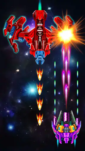 ギャラクシーアタック: 80年代の飛行機シューティングゲーム screenshot