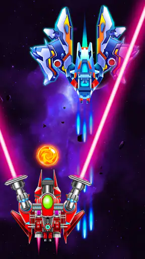 ギャラクシーアタック: 80年代の飛行機シューティングゲーム screenshot