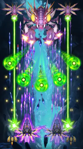 ギャラクシー戦闘機:宇宙船インベーダー・シューティングゲーム screenshot