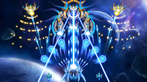 ギャラクシー戦闘機:宇宙船インベーダー・シューティングゲーム screenshot