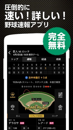 スポナビ 野球速報 screenshot