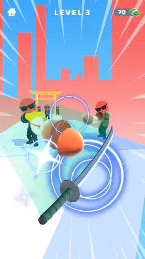 ソードプレイ！3D忍者が駆け抜け斬りまくる screenshot